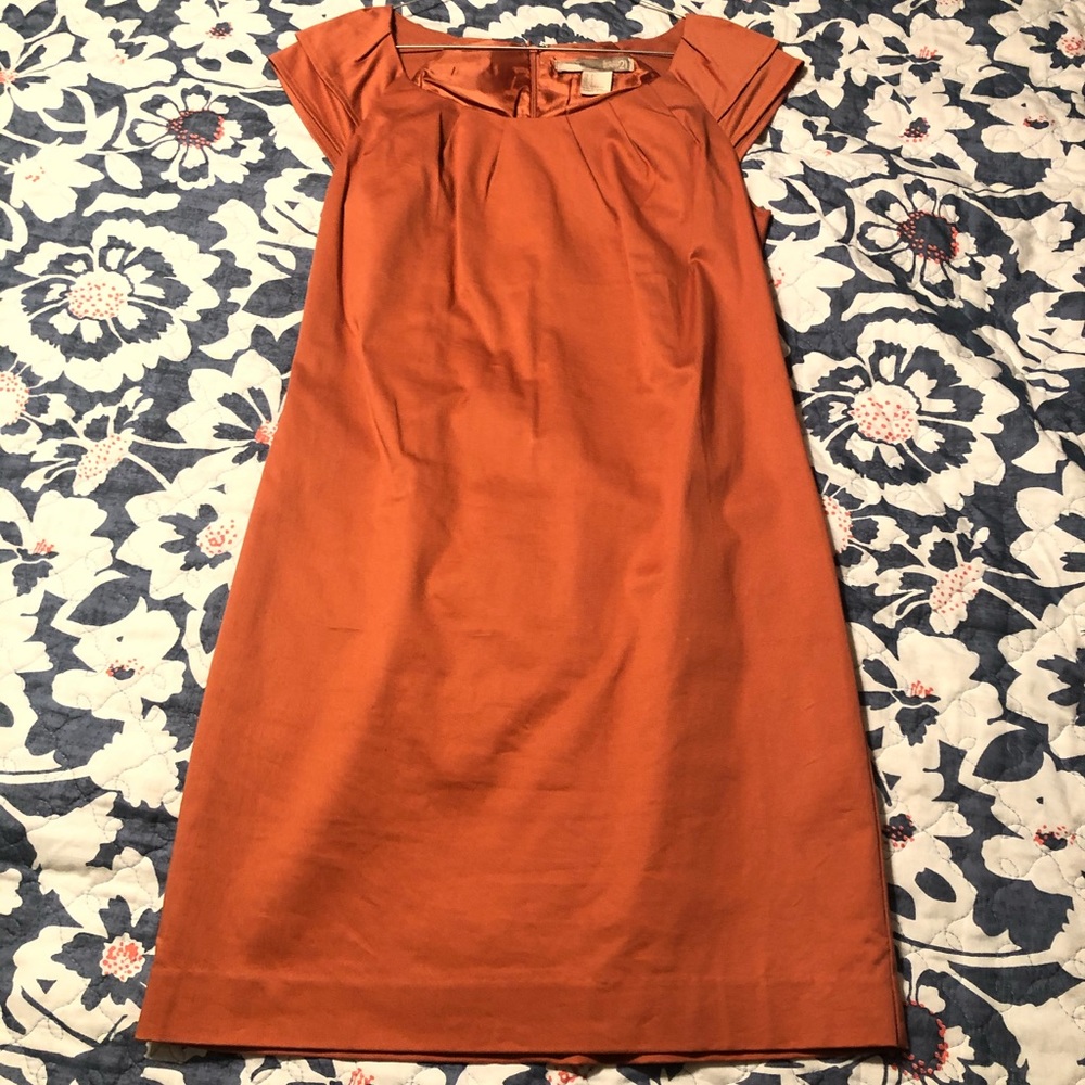 Burnt orange dress